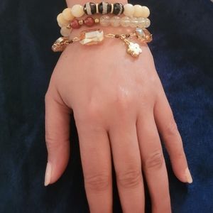 Bracelets made with Semi Precious Stones